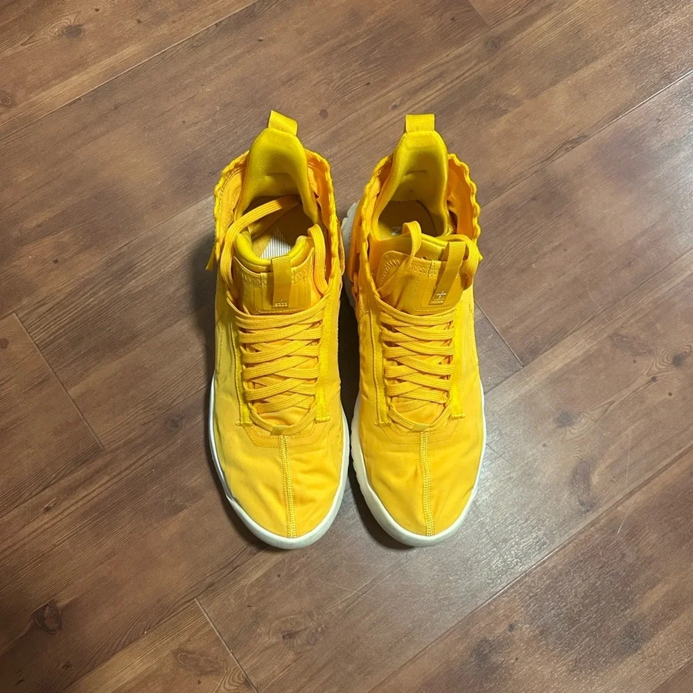 Nike Yellow High-Top Athletic Sneakers - Picture 2 of 4